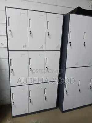 Cabinet. Door Steel Office Locker Cabinet-Lockable Storage Locked