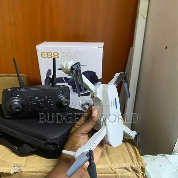 Portable and Durable E99 Foldable Drone Crash-Resistant Design