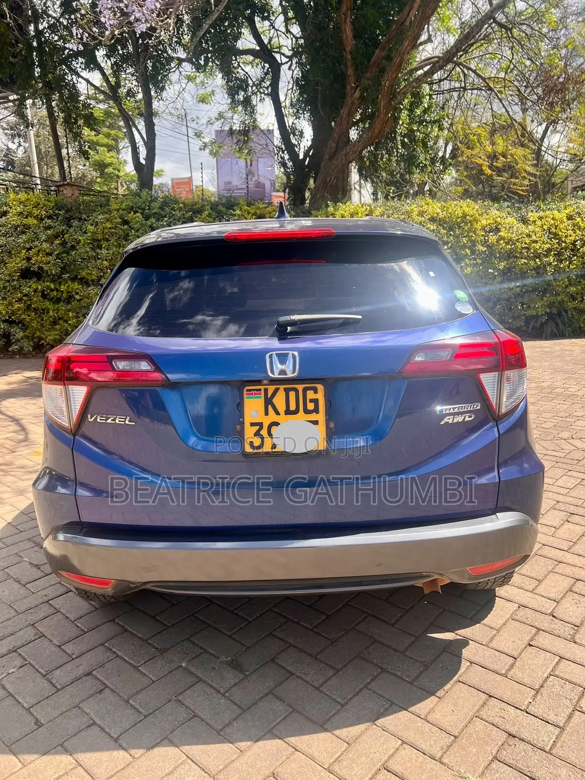 Honda Vezel 2014 Blue