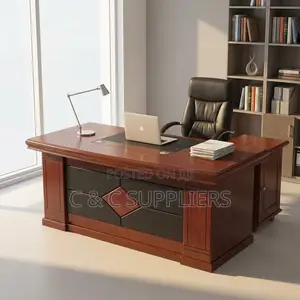 1.4M L-Shaped CEO Office Desk