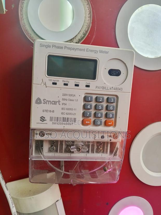 Smart Single Phase Prepayment Energy Meter With Keypad – 220V 60A - main view