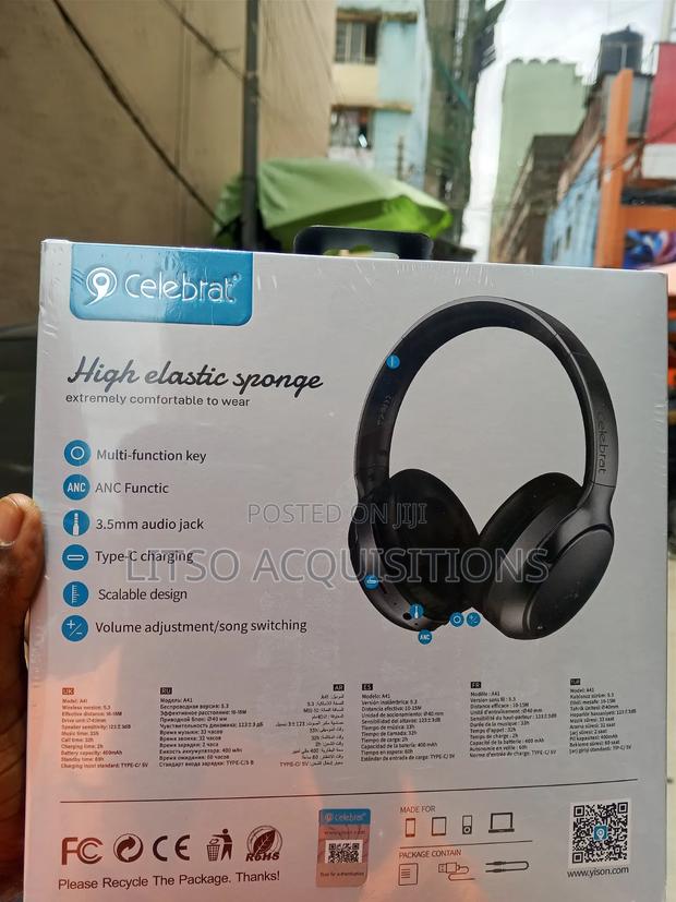 Celebrat A41 Wireless Bluetooth Headphones - thumbnail 3