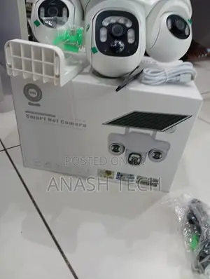 3-in-1 Triple Lens WiFi Security Camera 360 PTZ Wide Angle Solar CCTV