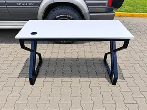 Metallic Base Office Desk