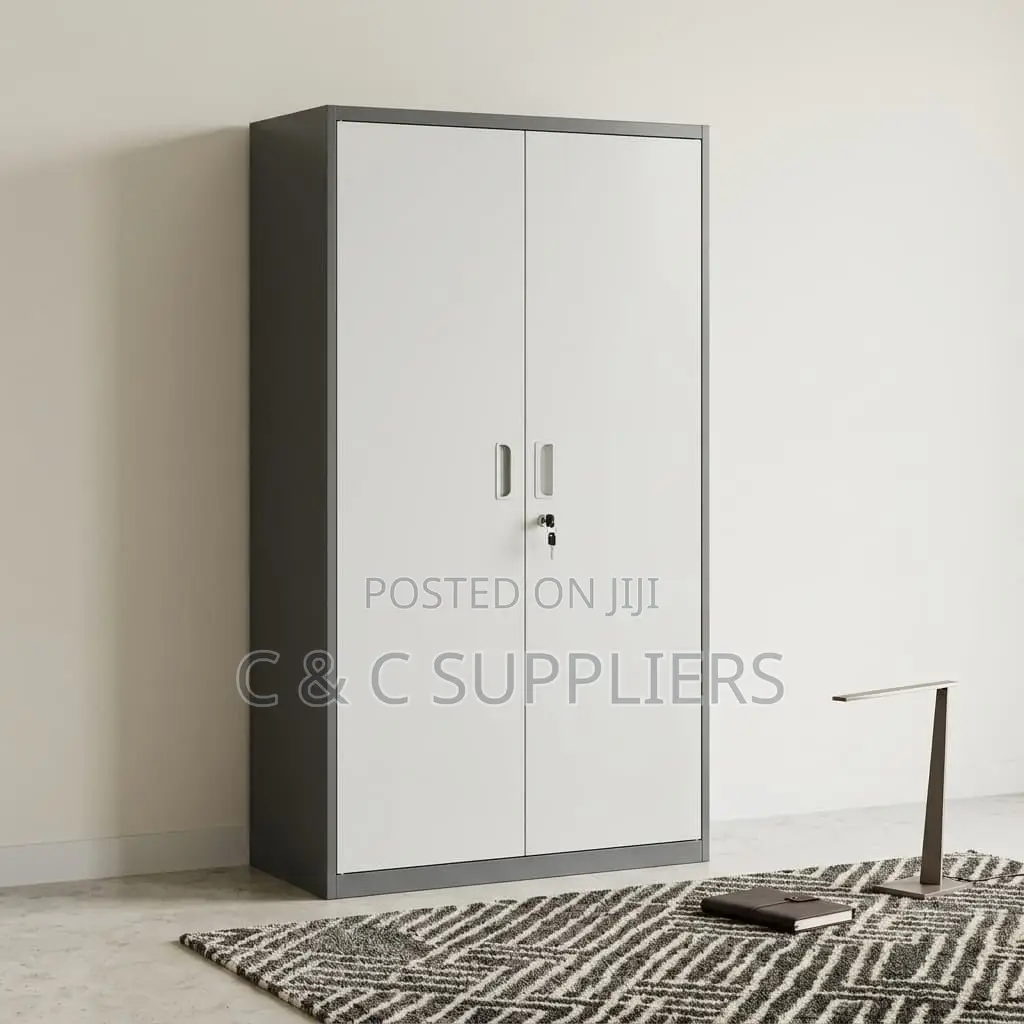 2-Door Home Workspace Storage Cabinet