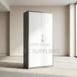 2-Door Home Workspace Storage Cabinet