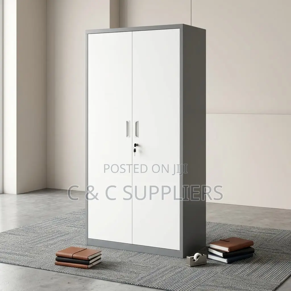 2-Door Home Workspace Storage Cabinet