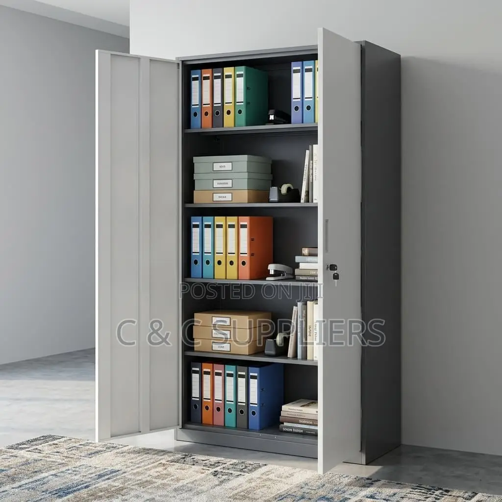 2-Door Home Workspace Storage Cabinet