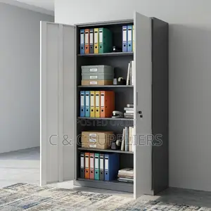 2-Door Home Workspace Storage Cabinet