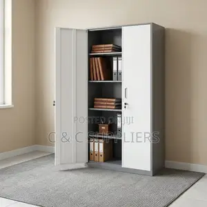 2-Door Home Workspace Storage Cabinet