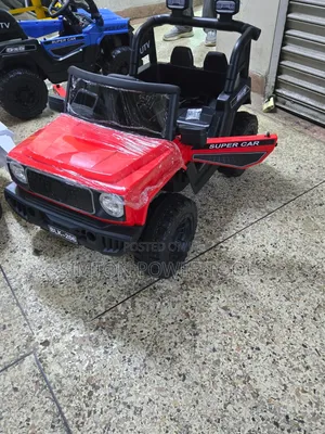 Red Kids Electric Ride-on Jeep / Super Car (Model BLK-206).