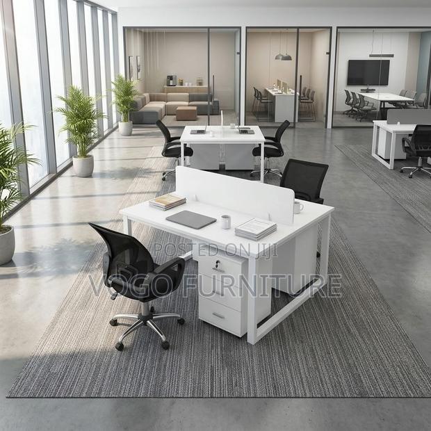 Office Workstations| 2-Way Modular Office Table - thumbnail 3