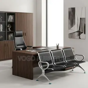 Office Benches| 3-Seater Metallic Office Guest Bench