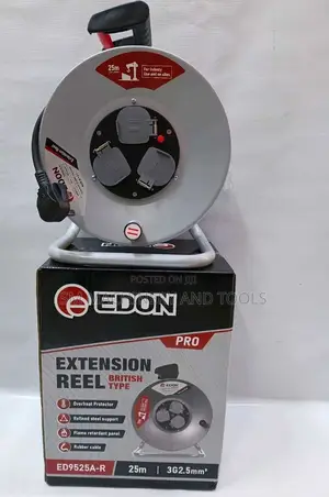 Edon Pro Extension Reel (Model ED9525-A-R), 25-M 3G2.5mm2 3G2.5mm2