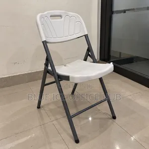 White Plastic Folding Chair – Portable Foldable Chair for Events.