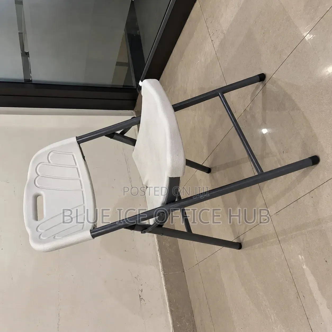 White Plastic Folding Chair – Portable Foldable Chair for Events.