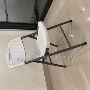White Plastic Folding Chair – Portable Foldable Chair for Events.