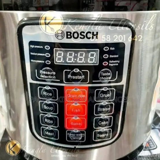 Bosch 6-Litre Electric Pressure Cooker Fast & Convenient MultiFunction