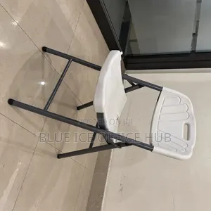 White Plastic Folding Chair – Portable Foldable Chair for Events.