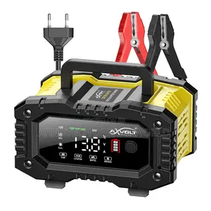 Foxsur Heavy Duty 12v 24v 10a Universal Battery Charger 12v 24v