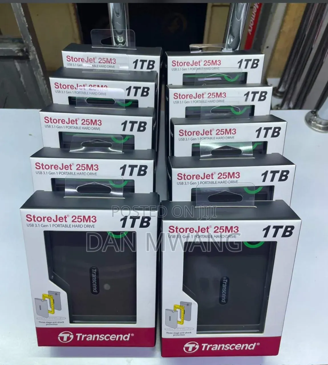 USB 3.1 Gen 1 Pottable HQRD Drive 1TB