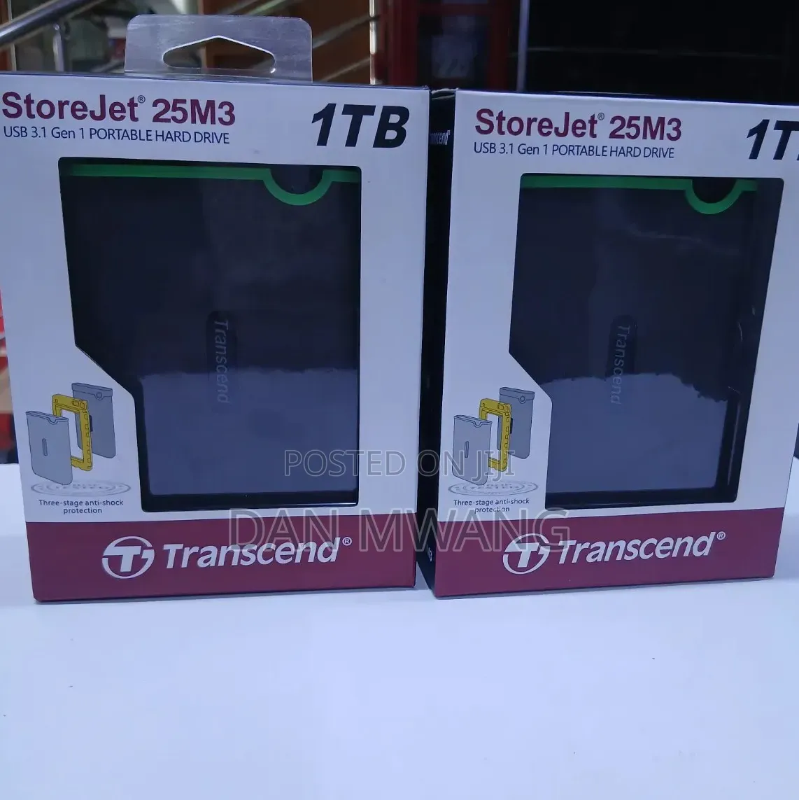USB 3.1 Gen 1 Pottable HQRD Drive 1TB
