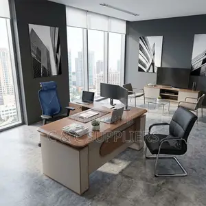1.8M L-Shaped Senior Manager's Table