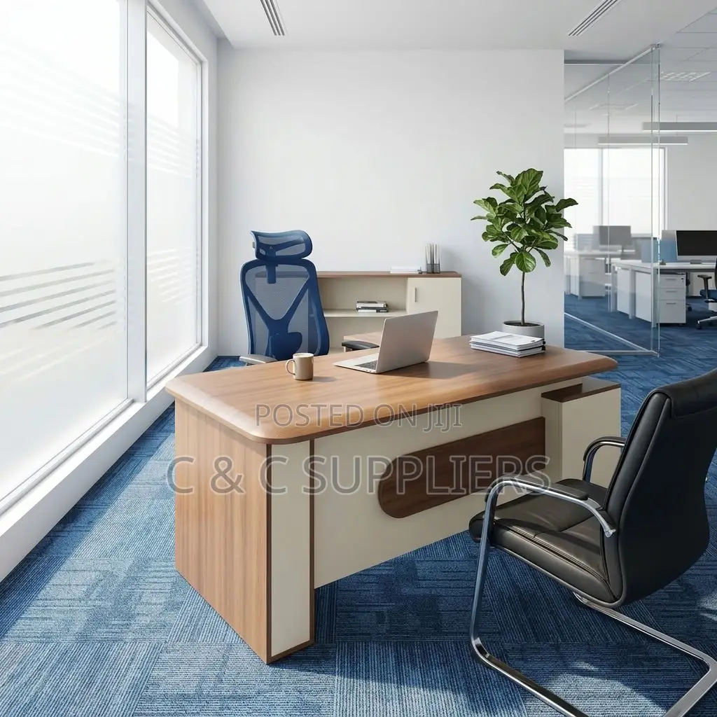 1.8M L-Shaped Senior Manager's Table