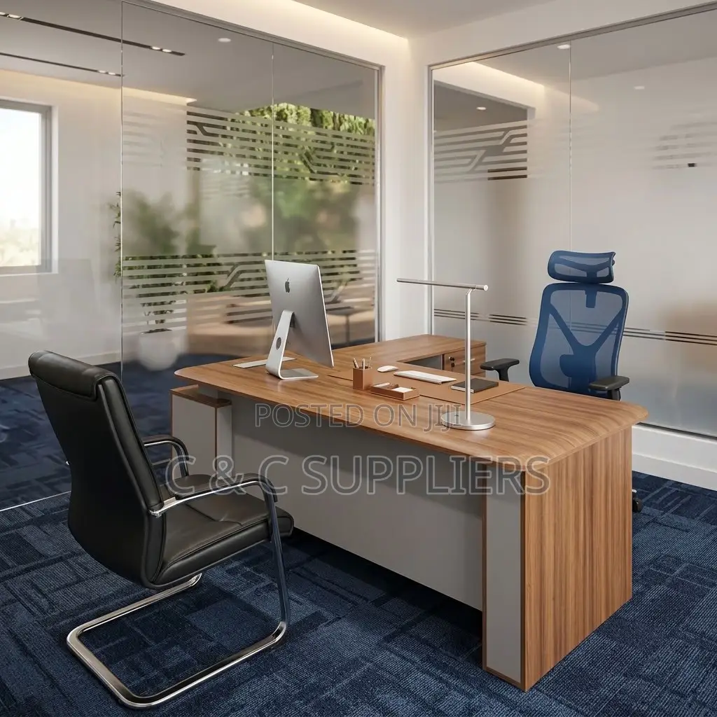 1.8M L-Shaped Senior Manager's Table