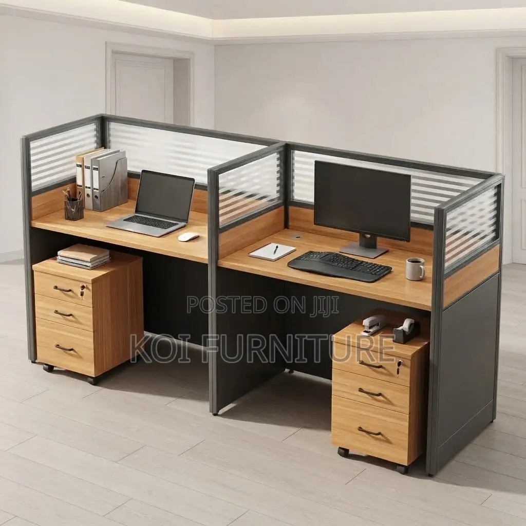 Office Workstation; Straight Up Two Way Organization Workstation