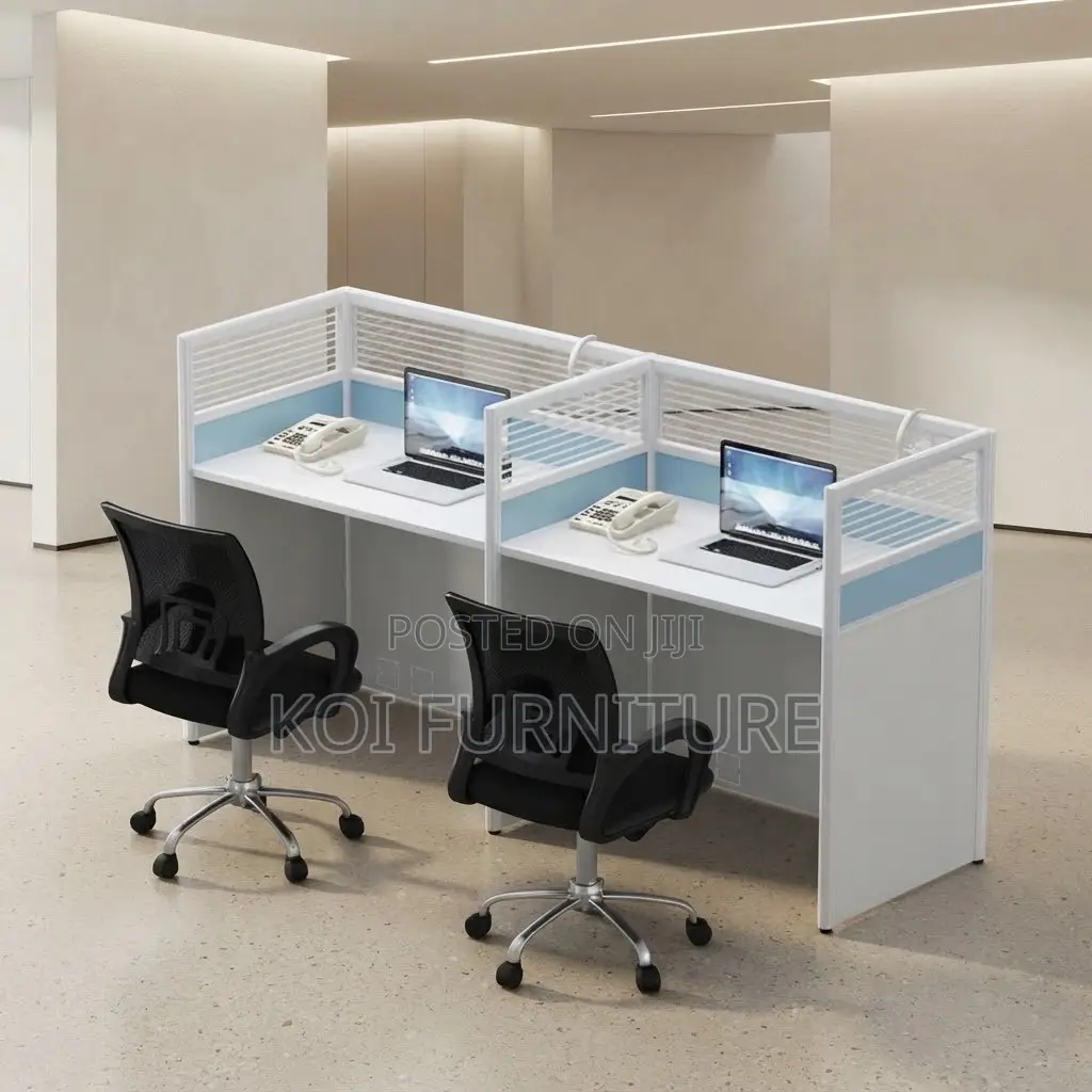 Office Workstation; Straight Up Two Way Organization Workstation