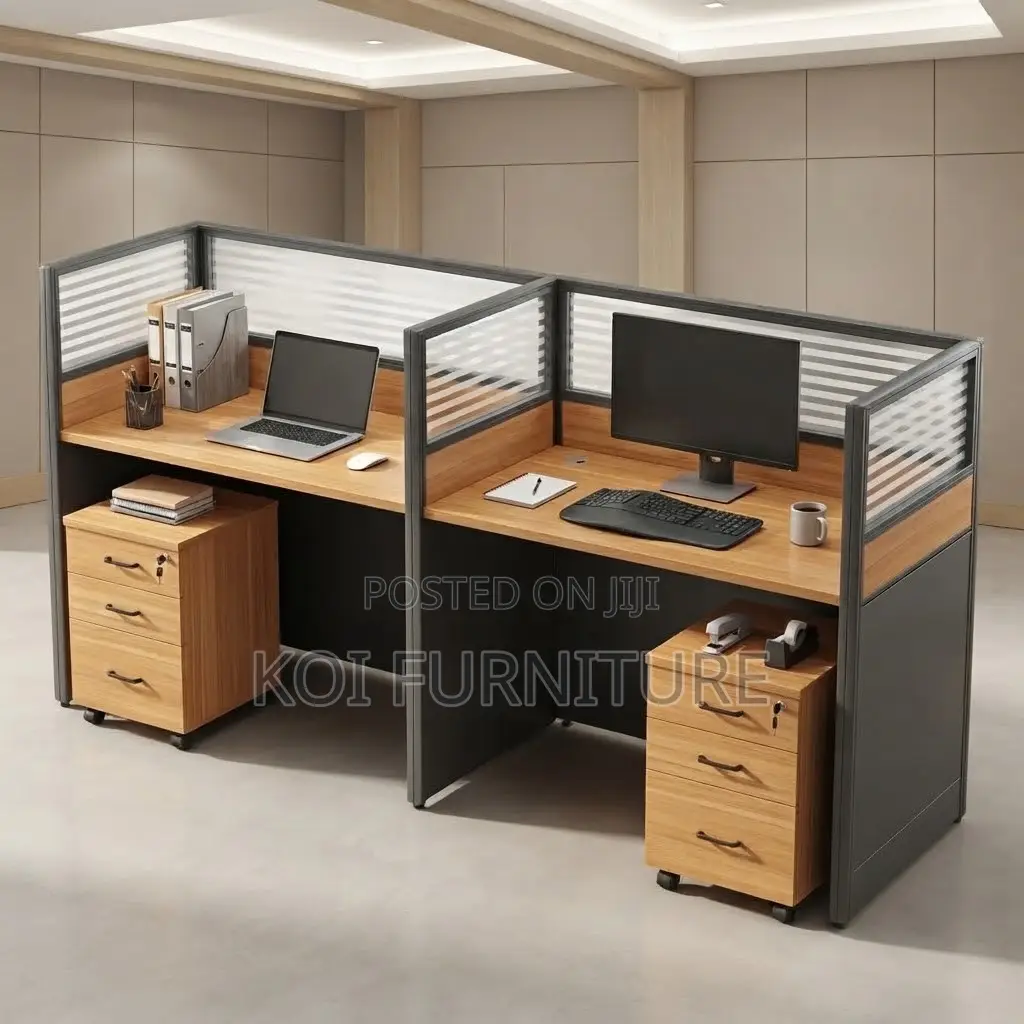 Office Workstation; Straight Up Two Way Organization Workstation