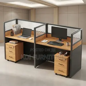 Office Workstation; Straight Up Two Way Organization Workstation