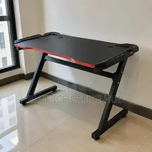Gaming Desk Black and Red – Computer Table for Gaming Setup