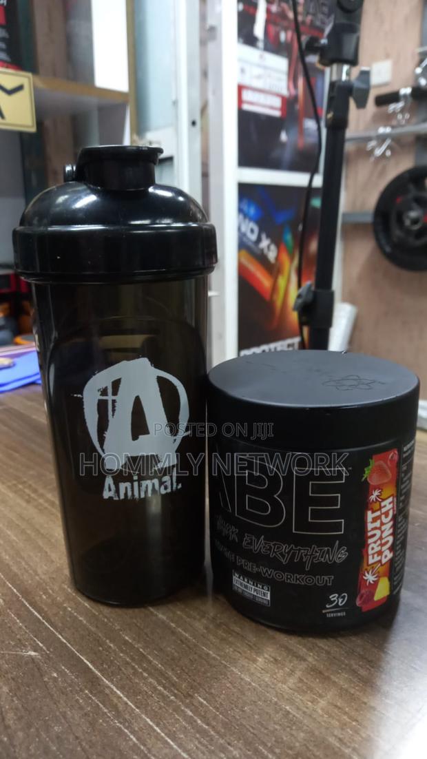 ABE Preworkout + Shaker Bottle - main view
