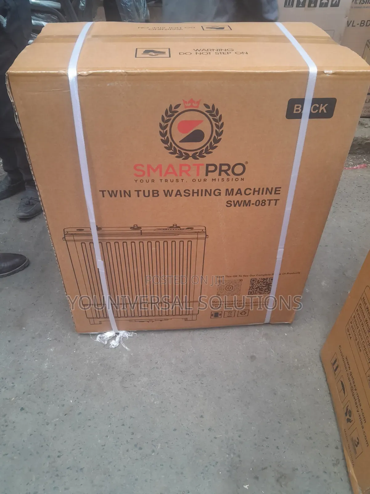 Smartpro 8kg Topload Twintub Washing Machine