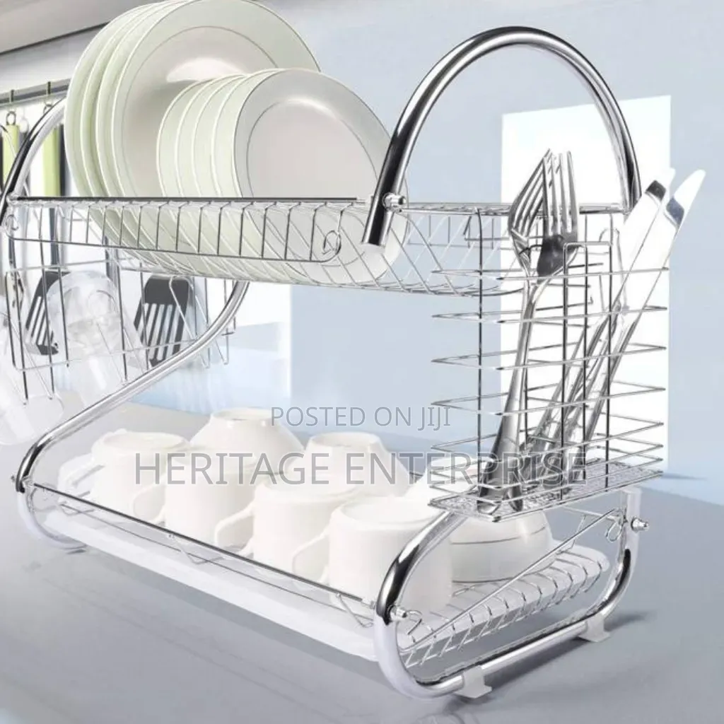 Dish Rack 2 Tier Stainless Steel. Drying Rack