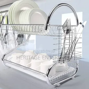 Dish Rack 2 Tier Stainless Steel. Drying Rack