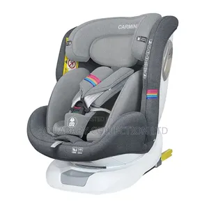 CarMind 360° Rotating ISOFIX Baby Car Seat 0–36kg – Grey