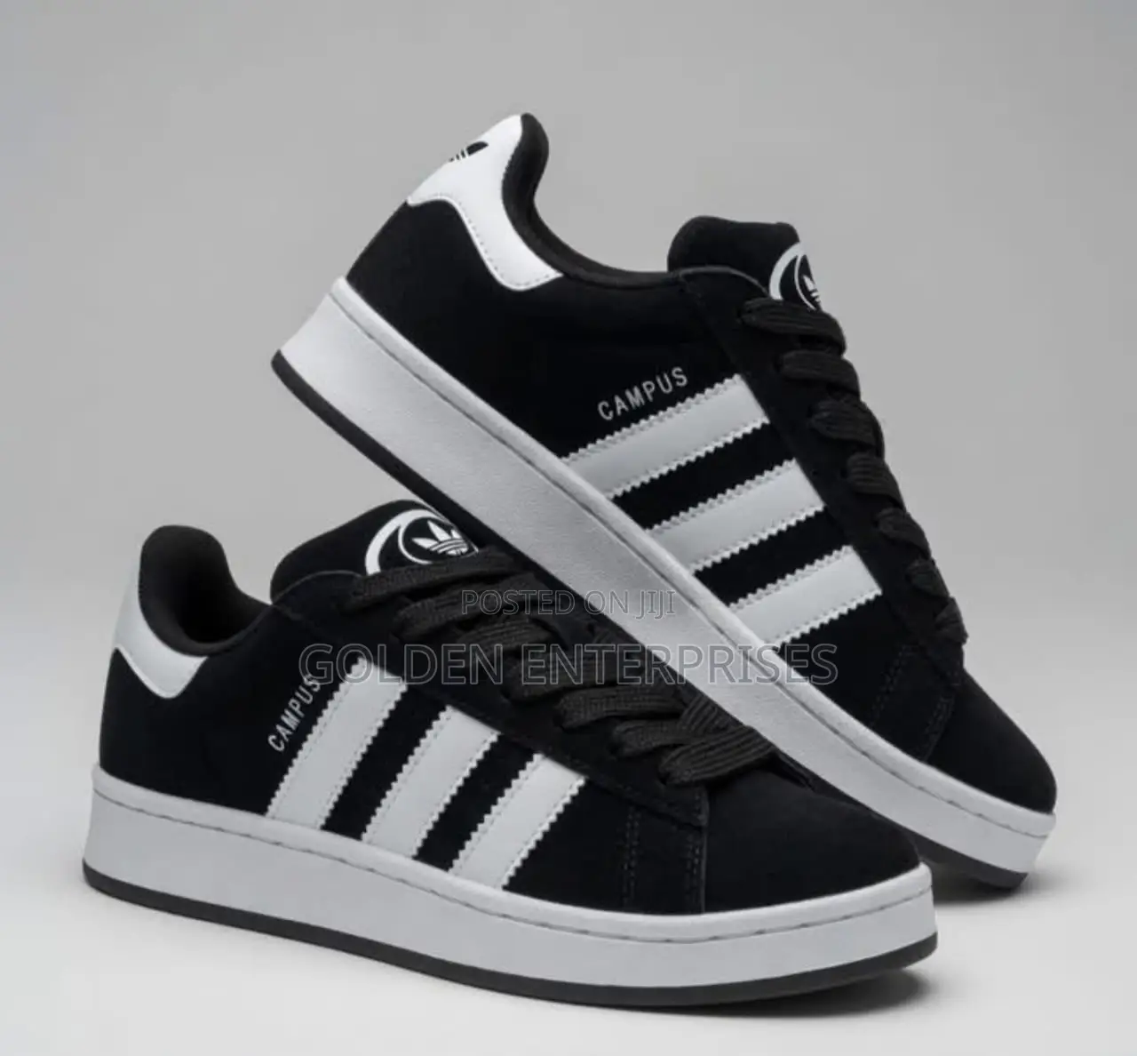 Black White Adidas Campus 37-42
