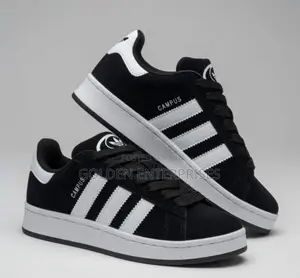 Black White Adidas Campus 37-42