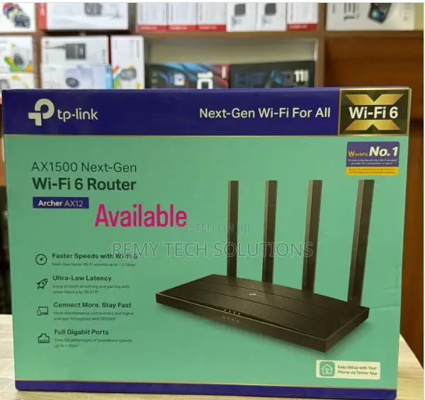 Tp Link Archer Ax12 Dual-Band Wi-Fi 6 Router