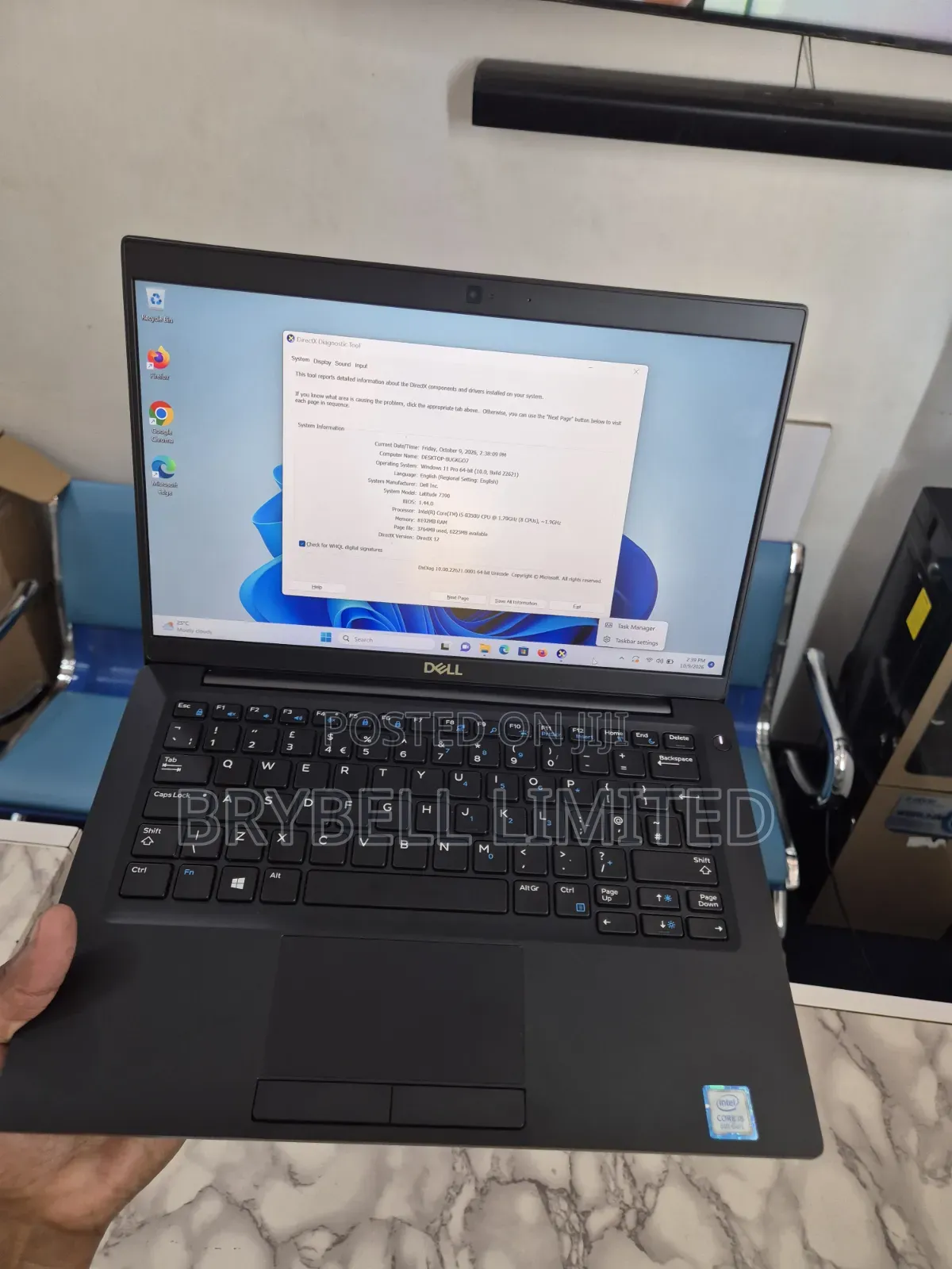 New Laptop Dell Latitude 7390 8GB Intel Core i5 SSD 256GB