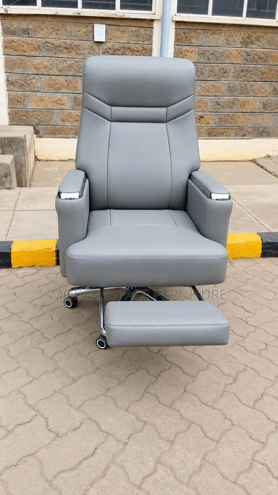 Luxury Grey Executive Office Chair