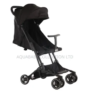 Black Lightweight Compact Folding Travel Baby Stroller