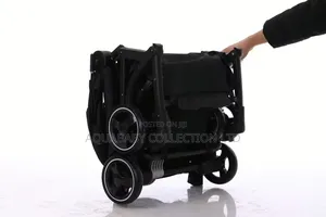 Black Lightweight Compact Folding Travel Baby Stroller
