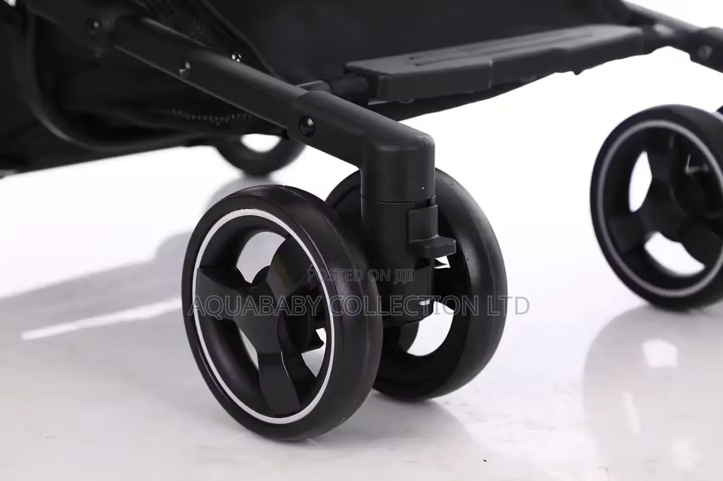 Black Lightweight Compact Folding Travel Baby Stroller