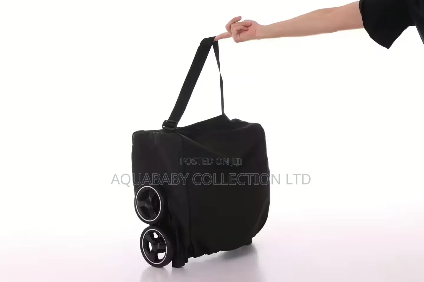 Black Lightweight Compact Folding Travel Baby Stroller