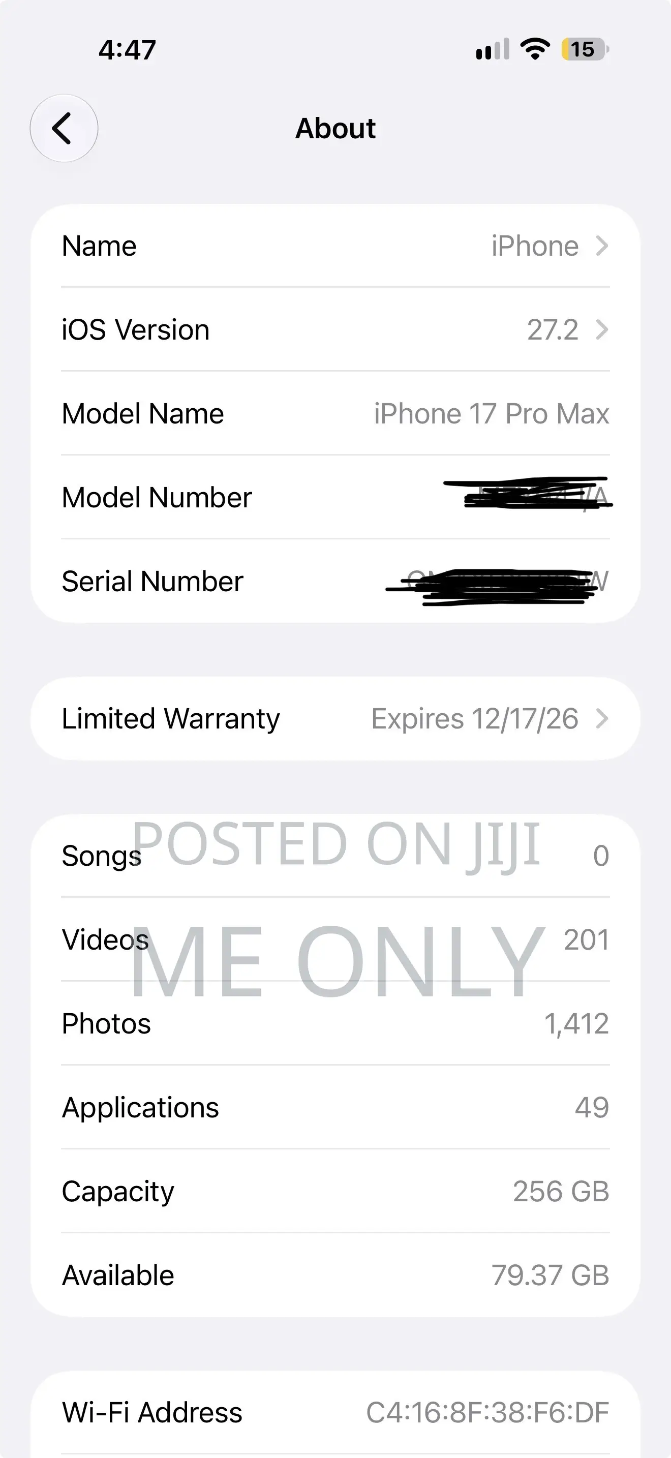 Apple iPhone 17 Pro Max 256 GB Orange