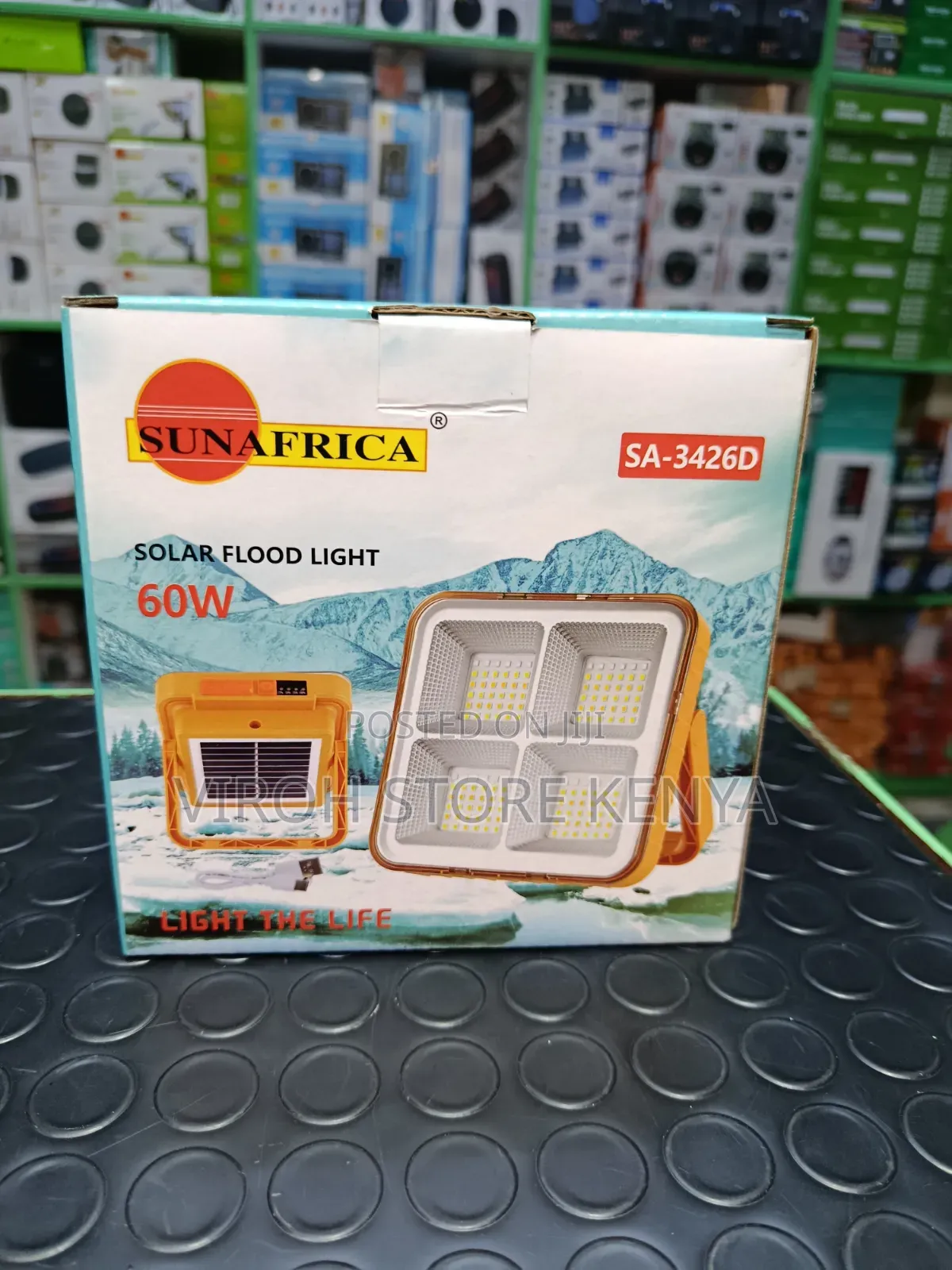 SUNAFRICA Solar Emergency Light - Rechargeable